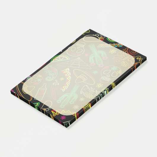 メキシコフィエスタパターン ポストイット (アングル)