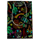 メキシコフィエスタパターン ミディアムペーパーバッグ (正面)