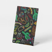 メキシコフィエスタパターン 台座サイン (正面)