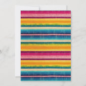 メキシコフィエスタパペルピカドベビーシャワー 招待状 (裏面)