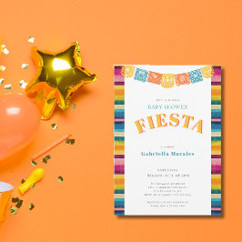 メキシコフィエスタパペルピカドベビーシャワー 招待状