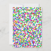 メキシコフィエスタヴィヴィヴィヴィッド花模様バチェロレッテ 招待状 (裏面)