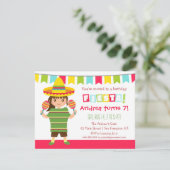 メキシコフィエスタ子供の誕生日パーティー 招待状 (スタンド正面)