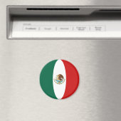 メキシコフィッシュアイ国旗の磁石 マグネット (インサイチュ (食洗機))