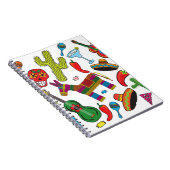 メキシコフェスタのパーティーのイメージ ノートブック (右側)