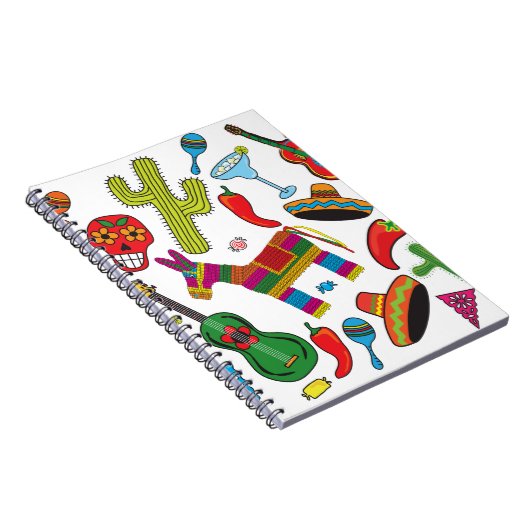 メキシコフェスタのパーティーのイメージ ノートブック (右側)