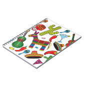 メキシコフェスタのパーティーのイメージ ノートブック (左側)