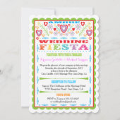 メキシコフェスタの結婚式の発表の招待状 招待状 (正面)