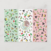 メキシコフェスタ – メキシコポストカード国旗 ポストカード (正面)