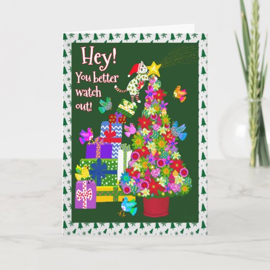 メキシコフォークアートクリスマス カード (正面)