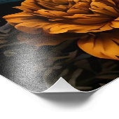 メキシコフォークアートフランスのブルドッグ フォトプリント (角)