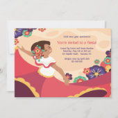 メキシコフォークダンサーフィエスタ招待状 招待状 (正面)