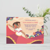 メキシコフォークダンサーフィエスタ招待状 招待状 (スタンド正面)