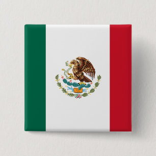 メキシコフラグボタン 缶バッジ