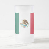 メキシコフラグ フロストグラスビールジョッキ (中央)