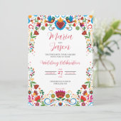 メキシコフローラオトミカラフルフィエスタ結婚ズ 招待状 (スタンド正面)