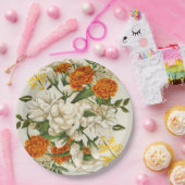 メキシコフローラシンコデマヨフィエスタ ペーパープレート (パーティー)