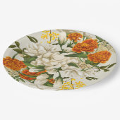 メキシコフローラシンコデマヨフィエスタ ペーパープレート (アングル)