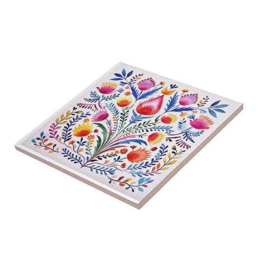 メキシコフローラタラベラアシエンダスタイルタイル タイル (側面)