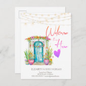 メキシコフローラハウスドア発表 案内ポストカード (正面/裏面)