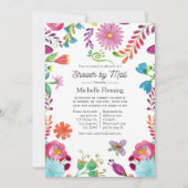 メキシコフローラフィエスタブライダルシャワーバイメール 招待状 (正面)