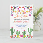 メキシコフローラフィエスタベビーシャワー招待状 招待状 (スタンド正面)