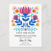 メキシコフローラフィエスタ日付の保存 案内ポストカード (正面)