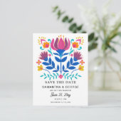 メキシコフローラフィエスタ日付の保存 案内ポストカード (スタンド正面)