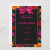 メキシコフローラフェスタキンセアニェラ招待状 招待状 (正面)