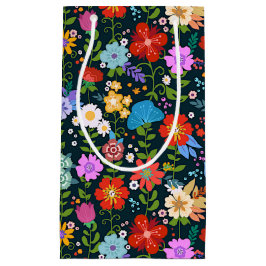 メキシコフローラフォーク芸術 スモールペーパーバッグ