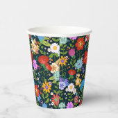 メキシコフローラフォーク芸術 紙コップ (右)