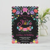 メキシコフローラフラワーズフェスタ誕生日パーティー 招待状 (スタンド正面)