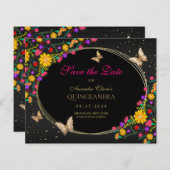 メキシコフローラブラック金ゴールド蝶キンセアニェラ (正面/裏面)