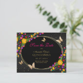 メキシコフローラブラック金ゴールド蝶キンセアニェラ (スタンド正面)