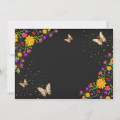 メキシコフローラブラック金ゴールド蝶キンセアニェラ セーブザデート (裏面)