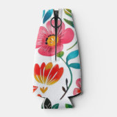 メキシコフローラボホパーソナライズされたモノグラム ボトルクーラー (裏面)