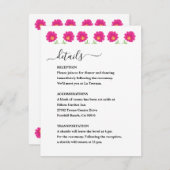 メキシコフローラ結婚のエンクロージャカード エンクロージャーカード (正面/裏面)