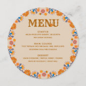 メキシコフローラ西自然ボホタンブルー メニュー (正面)