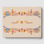 メキシコフローラ西部タイポグラフィキンセアニェラ ゲストブック (裏面)