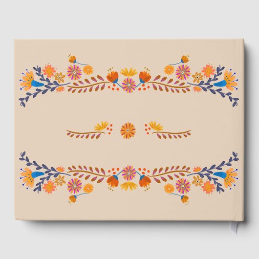 メキシコフローラ西部タイポグラフィキンセアニェラ ゲストブック (裏面)