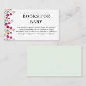 メキシコフローラ | ベビー | 赤ちゃんシャワー エンクロージャーカード (正面/裏面)