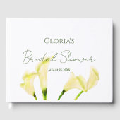 メキシコブライダルシャワーカラリリーゲストブック ゲストブック (正面)