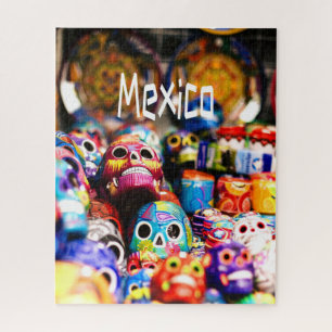 メキシコブラカラフルイトスカル ジグソーパズル
