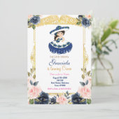 メキシコブルーネービーガールフィエスタ誕生日 招待状 (スタンド正面)