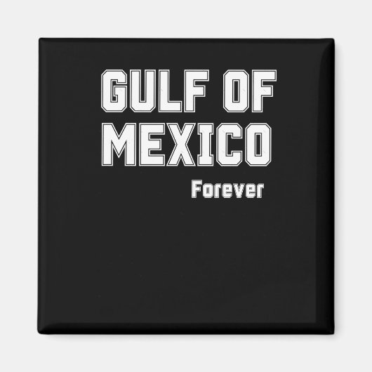 メキシコプライドフォーエバーメキシコ湾2025 マグネット (正面)