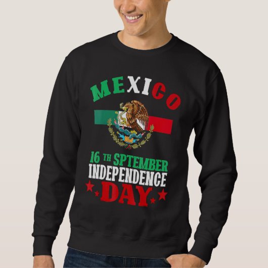 メキシコプライド独立記念日2022メキシコ国旗20 スウェットシャツ (正面)