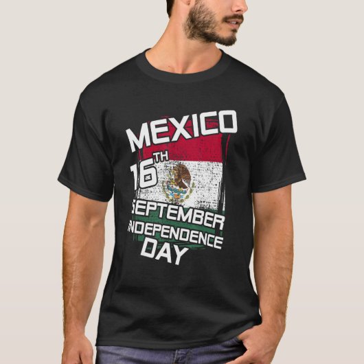 メキシコプライド独立記念日2022メキシコ国旗20 Tシャツ (正面)