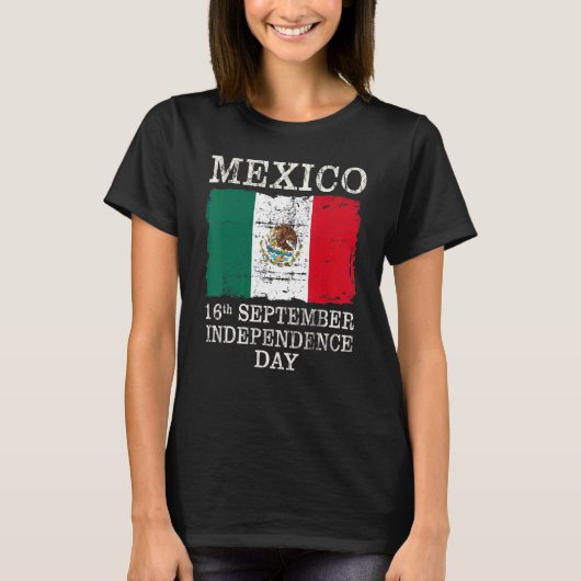 メキシコプライド独立記念日2022メキシコ国旗20 Tシャツ (正面)
