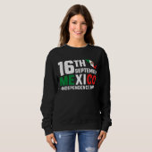 メキシコプライド独立記念日2022メキシコ国旗Ma スウェットシャツ (正面フル)