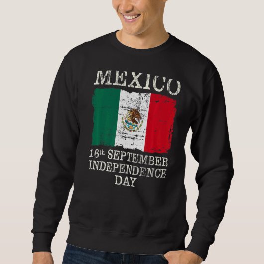 メキシコプライド独立記念日2022 メキシコ国旗 20 スウェットシャツ (正面)